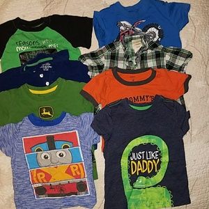 Lot of 8 size 18 months boys shirts